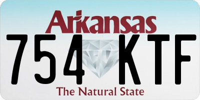 AR license plate 754KTF