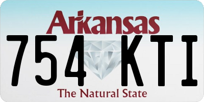 AR license plate 754KTI