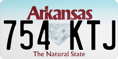 AR license plate 754KTJ