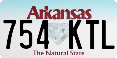 AR license plate 754KTL