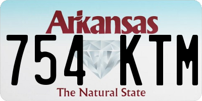 AR license plate 754KTM