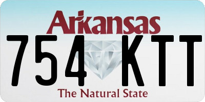 AR license plate 754KTT