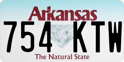 AR license plate 754KTW