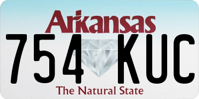 AR license plate 754KUC