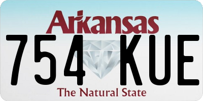 AR license plate 754KUE
