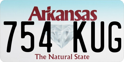 AR license plate 754KUG
