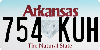 AR license plate 754KUH