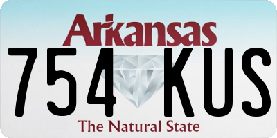 AR license plate 754KUS