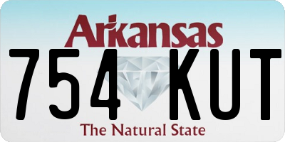 AR license plate 754KUT