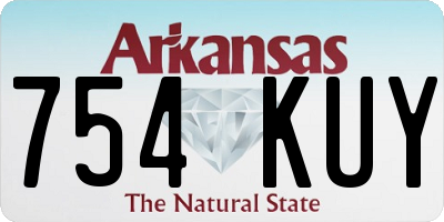 AR license plate 754KUY