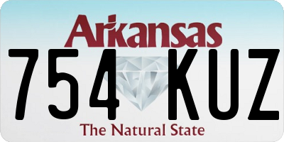 AR license plate 754KUZ