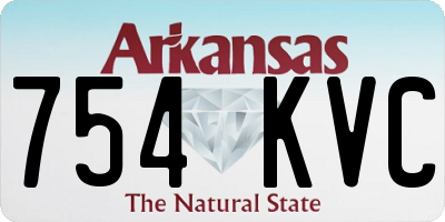 AR license plate 754KVC