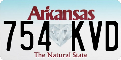 AR license plate 754KVD