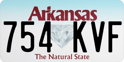 AR license plate 754KVF