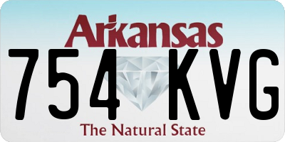 AR license plate 754KVG