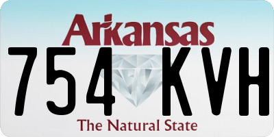 AR license plate 754KVH