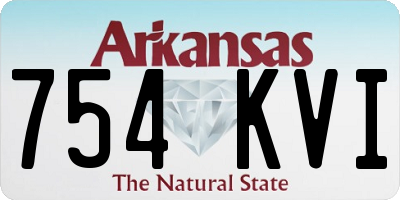 AR license plate 754KVI
