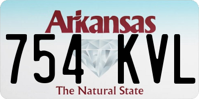 AR license plate 754KVL