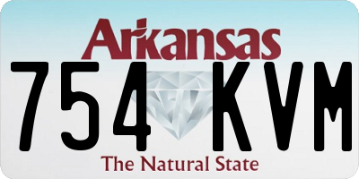 AR license plate 754KVM