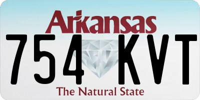 AR license plate 754KVT