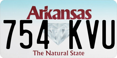 AR license plate 754KVU