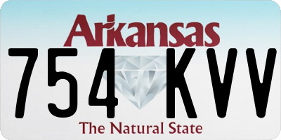AR license plate 754KVV