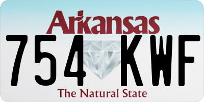 AR license plate 754KWF
