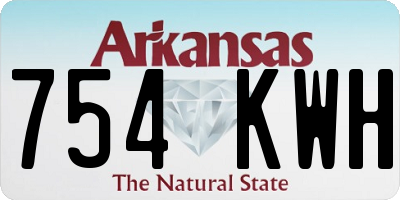 AR license plate 754KWH