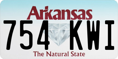 AR license plate 754KWI