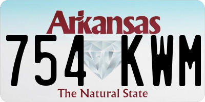 AR license plate 754KWM