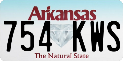 AR license plate 754KWS