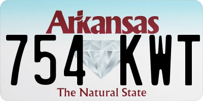 AR license plate 754KWT