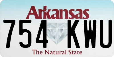 AR license plate 754KWU
