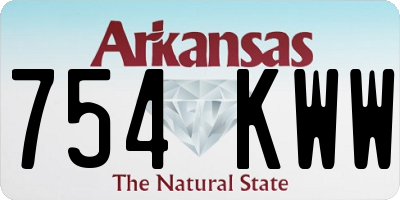 AR license plate 754KWW