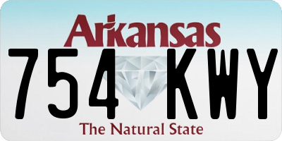 AR license plate 754KWY