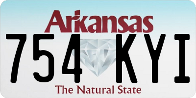 AR license plate 754KYI