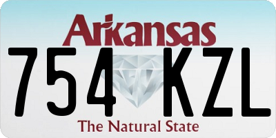 AR license plate 754KZL