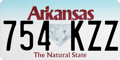 AR license plate 754KZZ