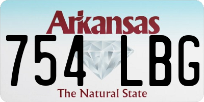 AR license plate 754LBG