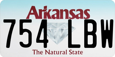 AR license plate 754LBW