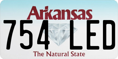 AR license plate 754LED