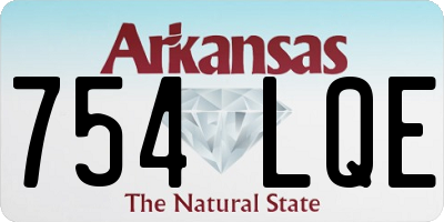AR license plate 754LQE