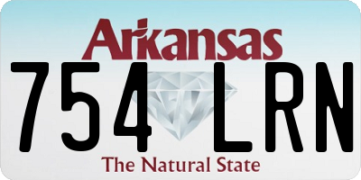 AR license plate 754LRN