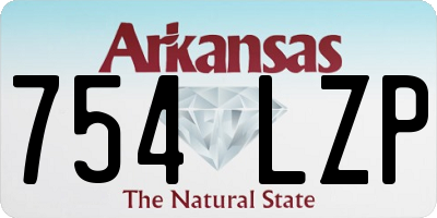 AR license plate 754LZP