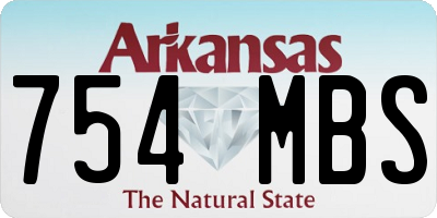 AR license plate 754MBS