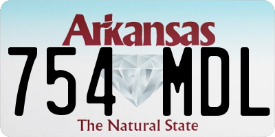 AR license plate 754MDL