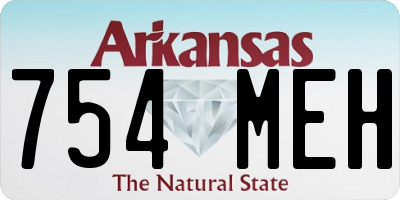 AR license plate 754MEH