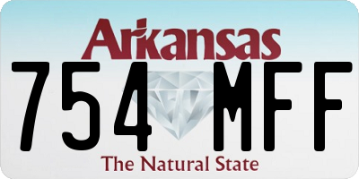 AR license plate 754MFF