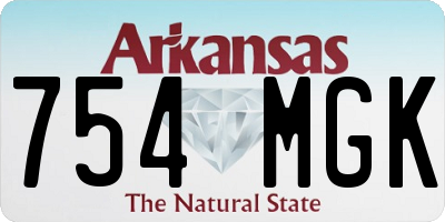 AR license plate 754MGK