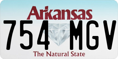 AR license plate 754MGV